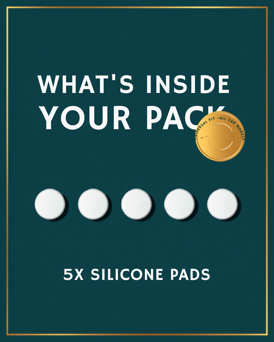 Whats inside your pack 5 pads contents infographic