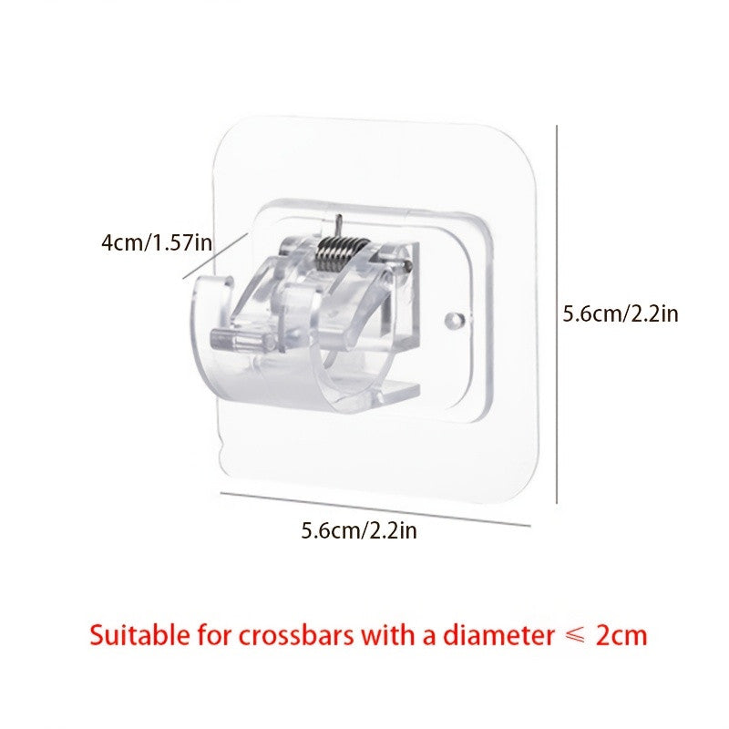 Curtain rod hooks size and dimensions